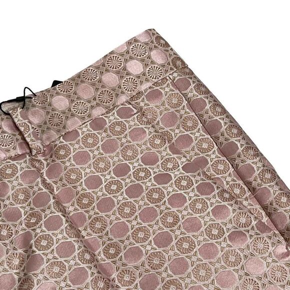 Banana Republic NWT pink metallic geometric print Hampton shorts size 6 - Picture 6 of 16